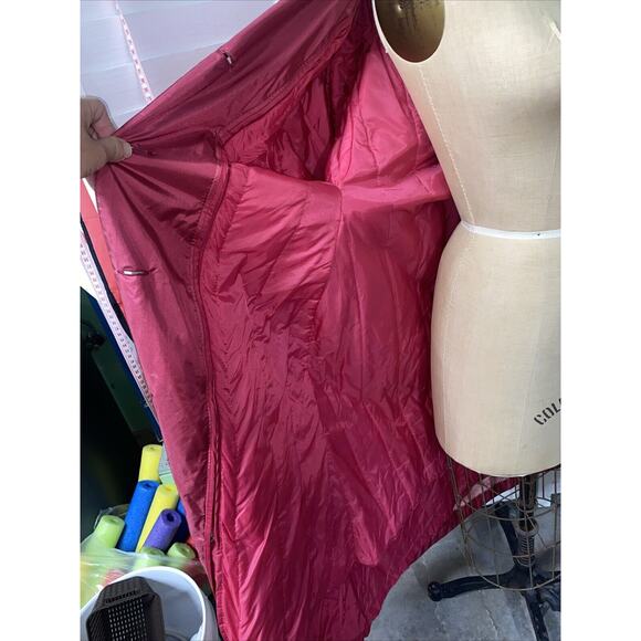 Vintage 80s Women’s Rain Trench Coat Pink Removable Quilt Lined Sz Small Korea - Picture 8 of 12